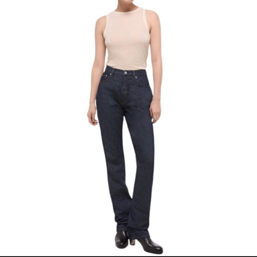 Longchamp Straight Leg Denim Jeans Blue Women’s Size 36